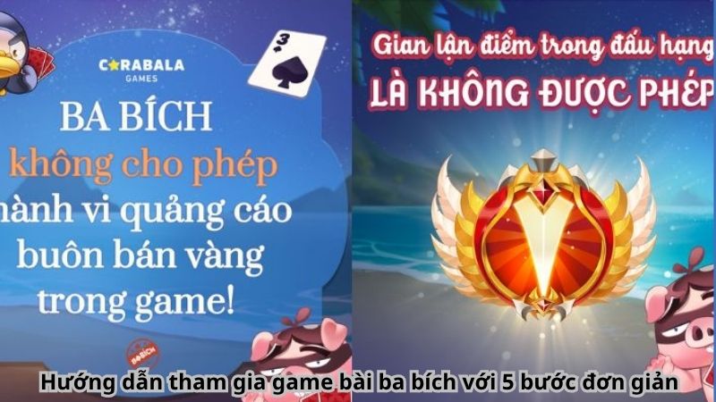 Hướng dẫn tham gia game bài ba bích với 5 bước đơn giản