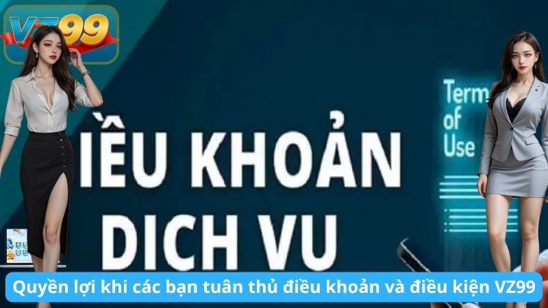 Quyền lợi khi các bạn tuân thủ điều khoản và điều kiện VZ99