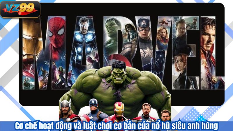 Cơ chế hoạt động và luật chơi cơ bản của nổ hũ siêu anh hùng